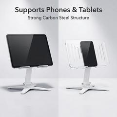 360° Rotatable Metal Acrylic Phone & Tablet Stand