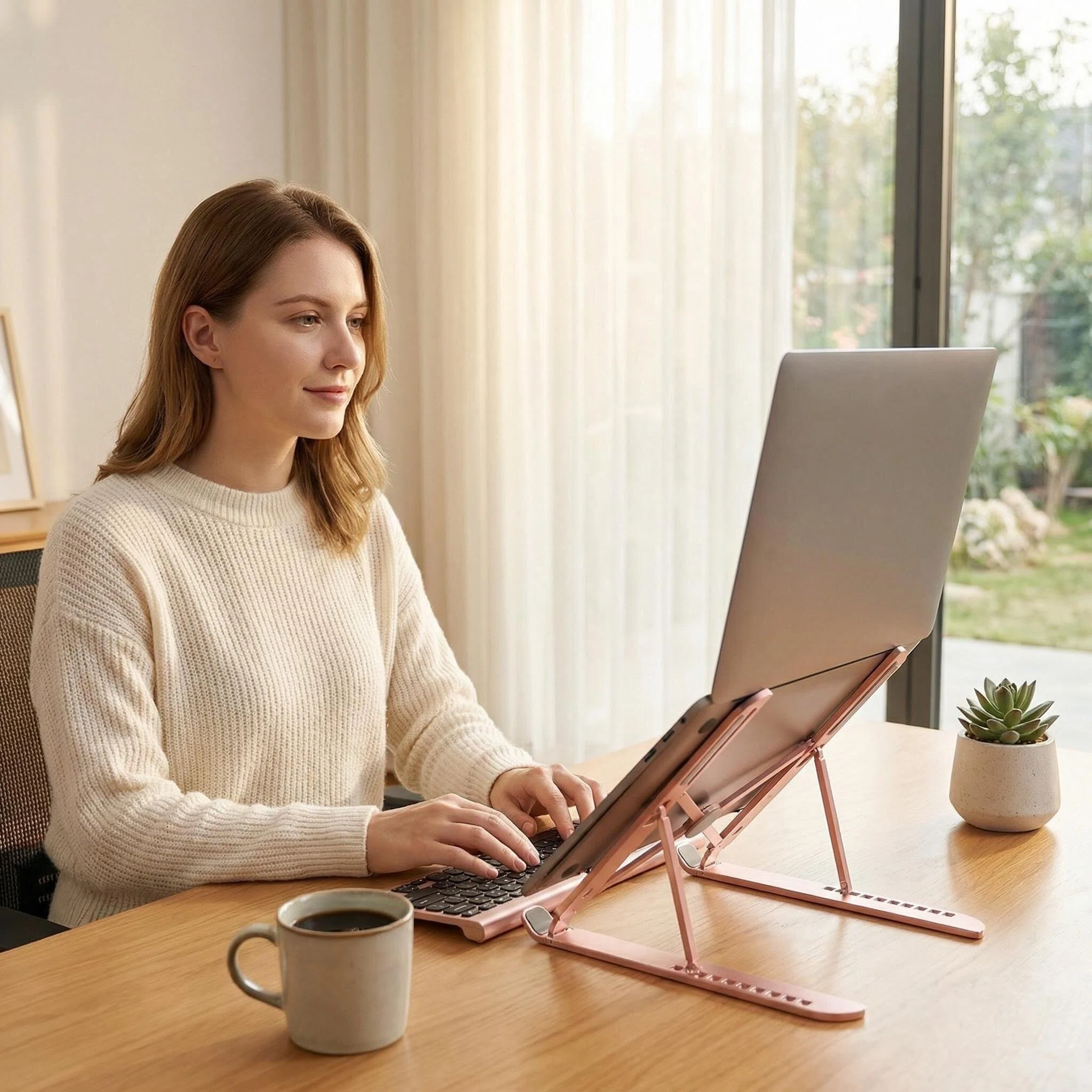 Portable Aluminum Alloy Laptop Cooling Stand