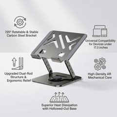 Aluminum Laptop Stand for Office & Gaming